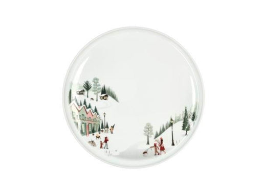 Pillivuyt Plate flat straight edge Winter 26 cm White Ovenproof porcelain
