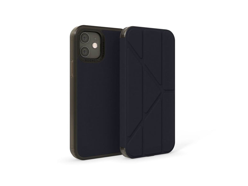 Pipetto Origami Folio for iPhone 12 Pro Max - Dark Blue