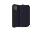 Pipetto Origami Folio for iPhone 12/12 Pro - Dark Blue