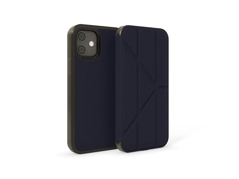 Pipetto Origami Folio for iPhone 12/12 Pro - Dark Blue