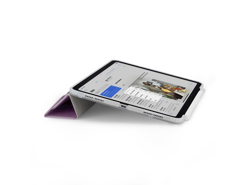 Pipetto Origami No3 Pencil Case - metallic purple - iPad Air 13" 2024/2025/2026