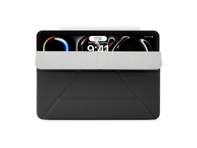 Pipetto iPad Pro 13 (2024) Origami No4 Folio Case - Black
