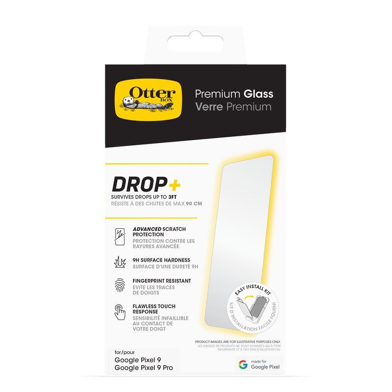 OtterBox Premium Glass Google Pixel 9/Pixel 9 Pro - clear