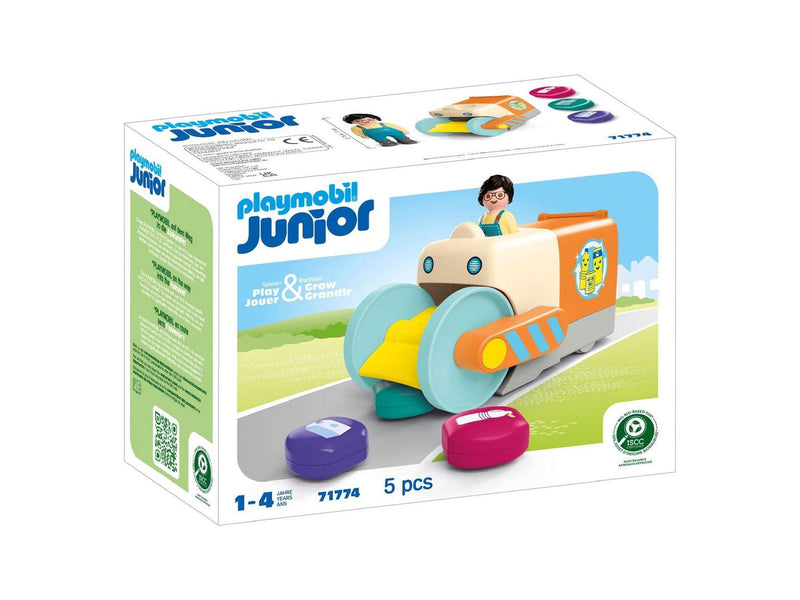 Playmobil Junior - Junior Push and Grab Garbage Truck - 717