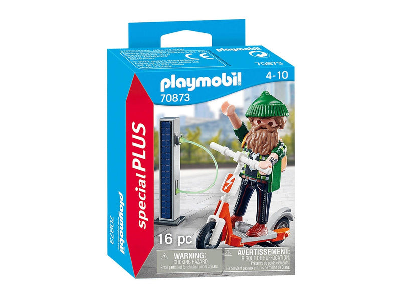 Playmobil Man with E-Scooter