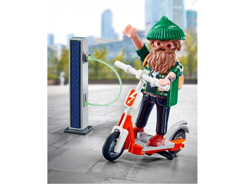 Playmobil Man with E-Scooter