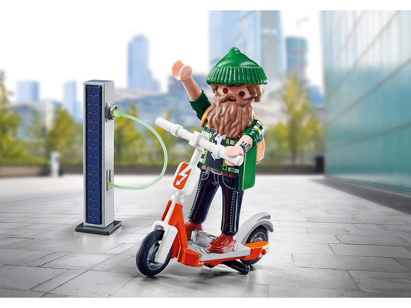 Playmobil Man with E-Scooter