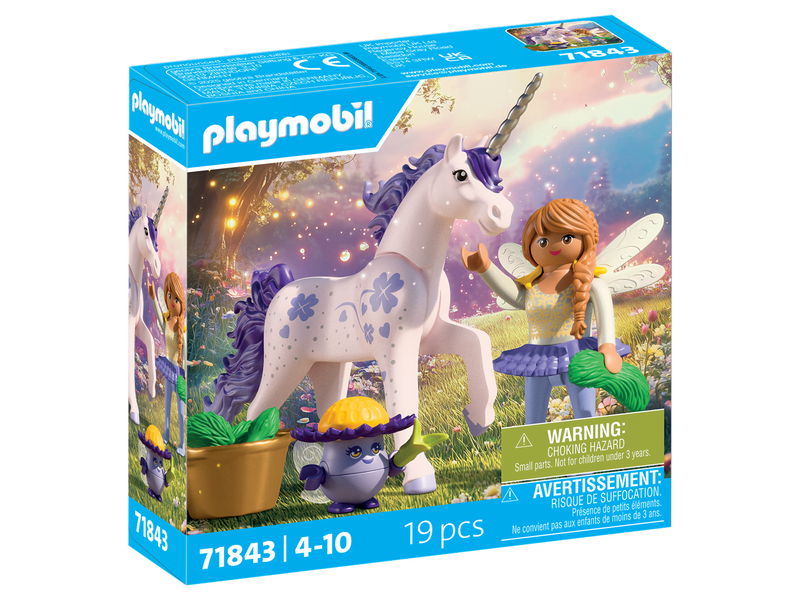 Playmobil Sammel-Einhorn: Glückslavendel mit Fee