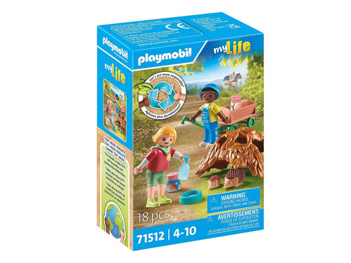 Playmobil Serie - Pflege der Igelfamilie