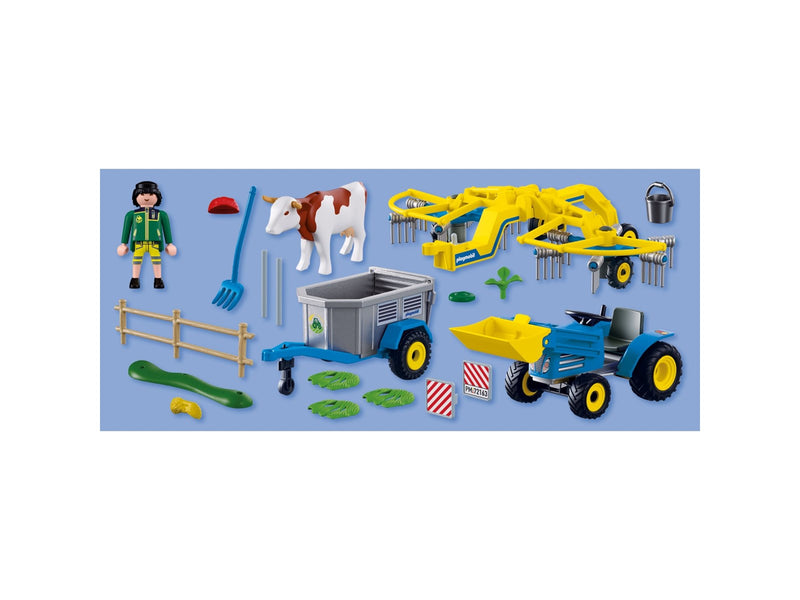 Playmobil - Small Tractor with Hay Swather