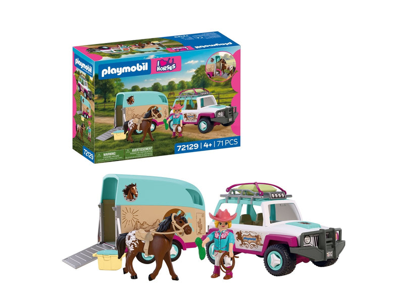 Playmobil - Vehicle with Horse Trailer