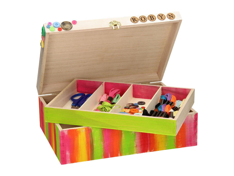 Playwood Decorate your own Wooden Sewing Box
