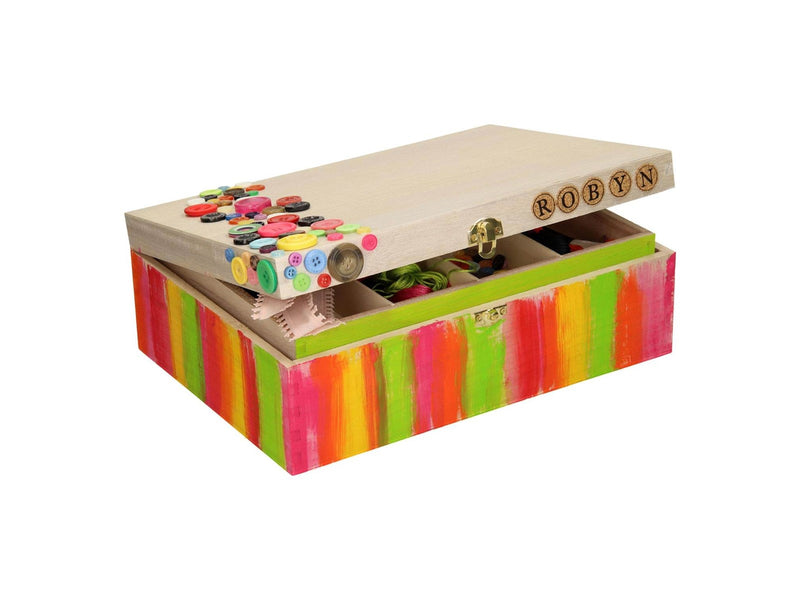 Playwood Decorate your own Wooden Sewing Box