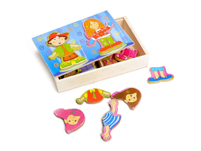 Playwood Dress up puzzle Boy and Girl Holz