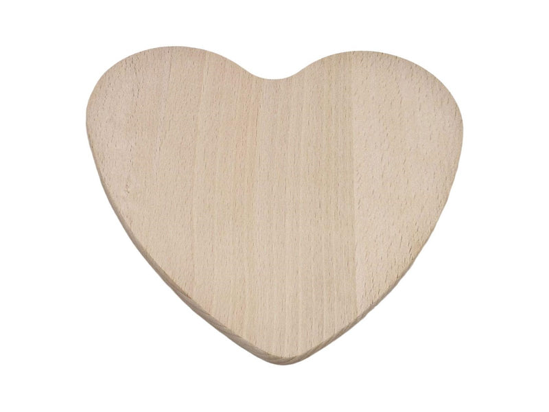 Playwood Heart-shaped wooden bread board