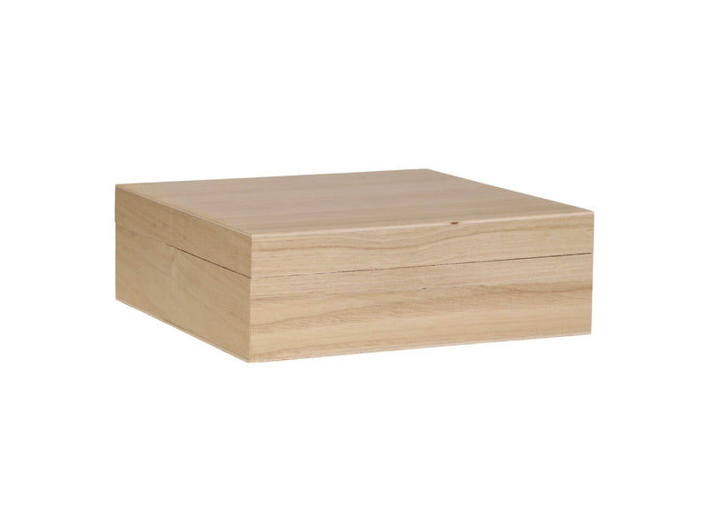 Playwood Square box with loose lid