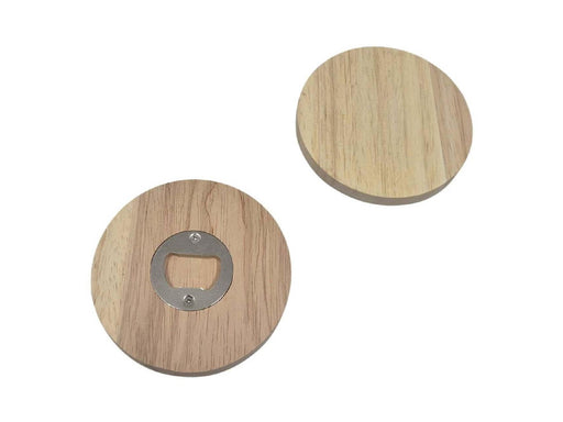 Playwood Wooden Bottle Opener Round 9.5cm