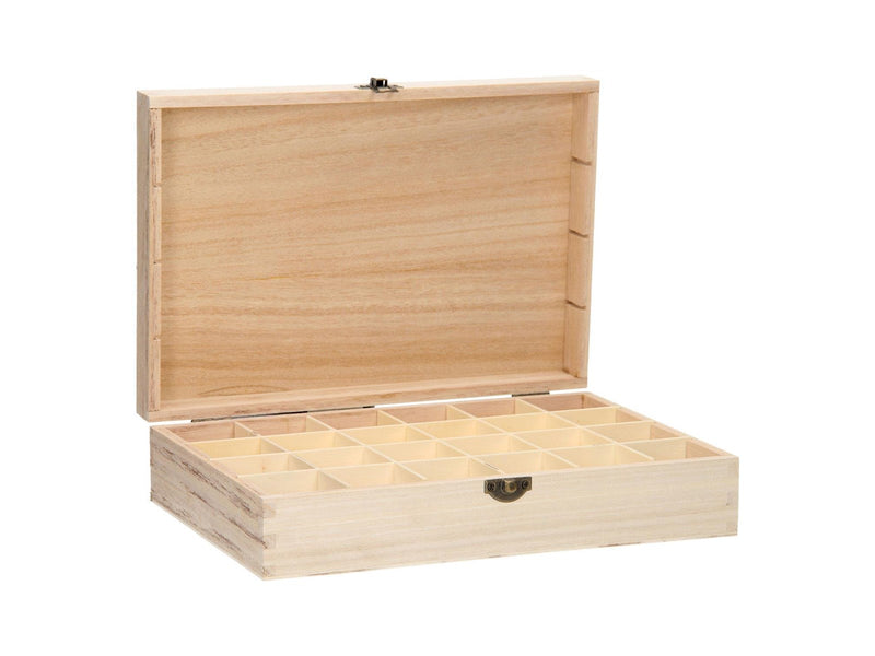 Playwood Wooden Box with 24 Compartments
