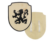 Playwood - Wooden Shield Lion with Fabric Handle
