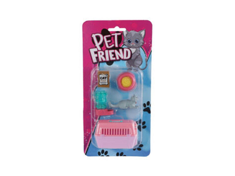 Pocket Money Cat and travel basket with accessorie