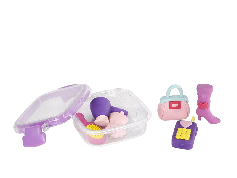 Pocket Money Glamor Girls Erasers 8-Pack 8cm