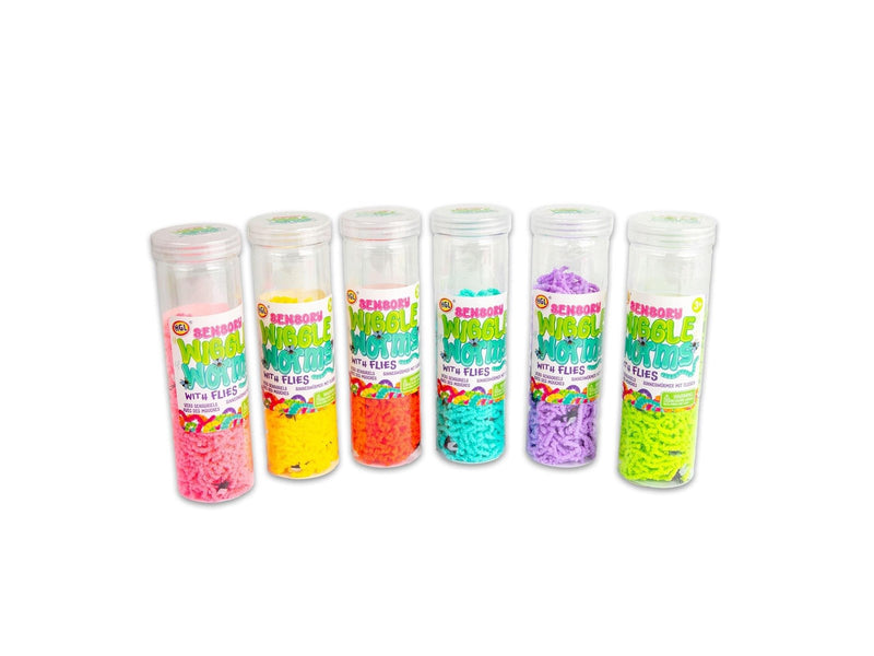 Pocket Money Sensory Wiggle Worms Tube
