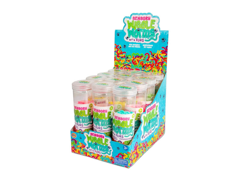 Pocket Money Sensory Wiggle Worms Tube