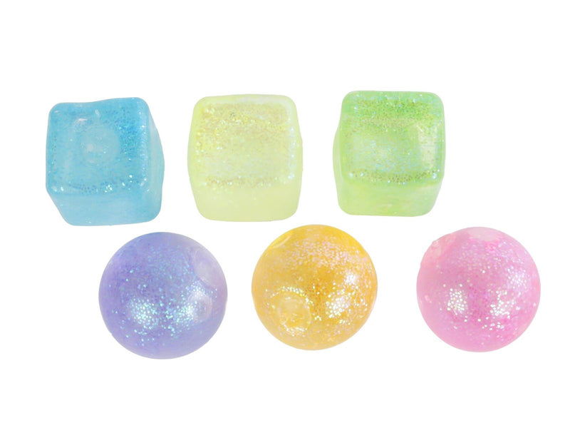 Pocket Money Squeeze Suger ball and square 6cm assorted