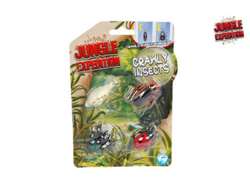 Pocket Money Window Crawly Insects 4-Pack - asstored