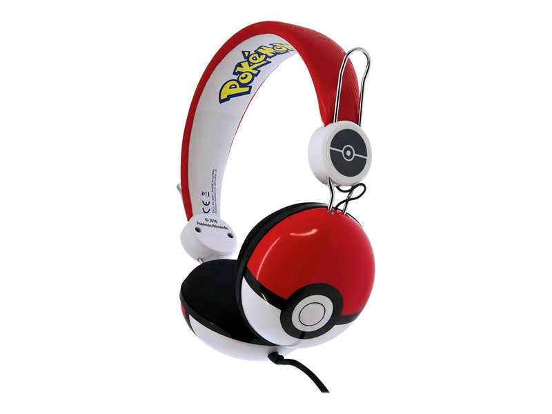 Pokemon Folding Headphones Teens Pokeball