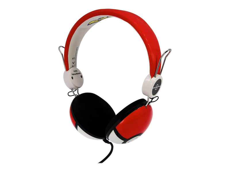 Pokemon Folding Headphones Teens Pokeball