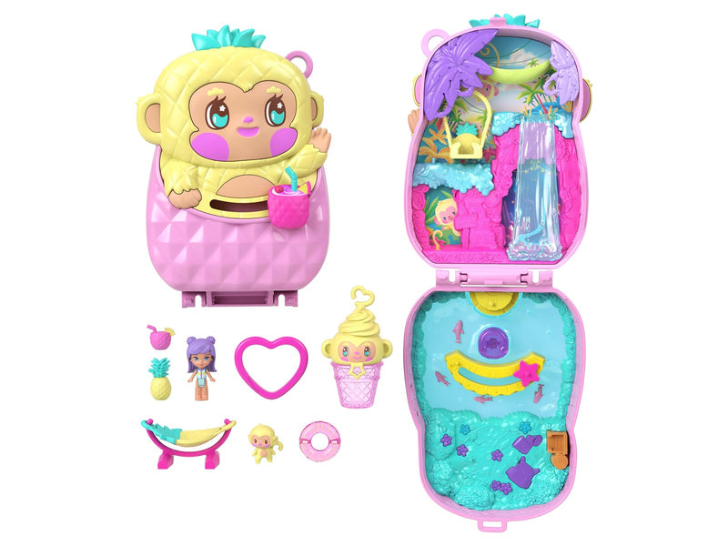 Polly Pocket Core Compact Ananas Monkey Colada