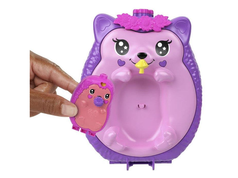 Polly Pocket Wearable Hedgehog Mom & Baby