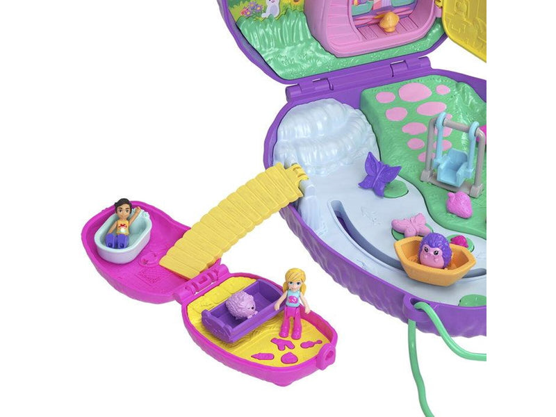 Polly Pocket Wearable Hedgehog Mom & Baby