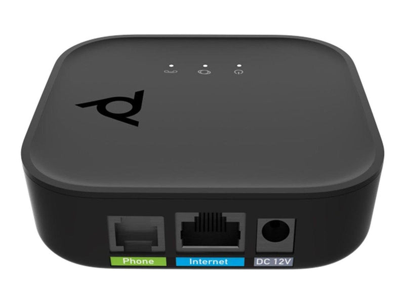 Poly ATA 400 1FXS Voice Port VoIP Adapter with Open SIP and Power Supply (8F3H4AA)