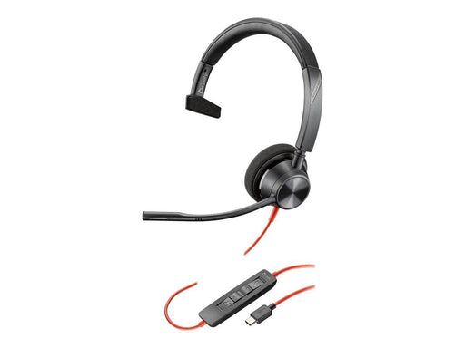 Poly Blackwire 3310 | On Ear headset | Microphone