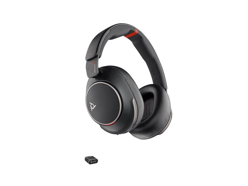 Poly Voyager Surround 85 UC | On Ear headset | Incl. Headset Stand