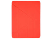 Pomologic - BookFold Clear for iPad Air 11 M2/M3/M4 Clear/Red