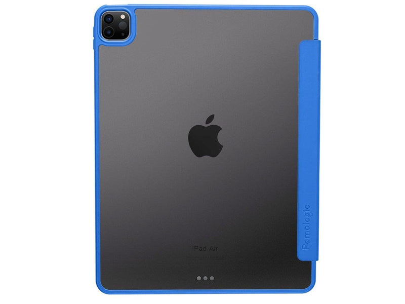Pomologic - BookFold Clear for iPad Air 13 M2/M3/M4 Clear/Blue