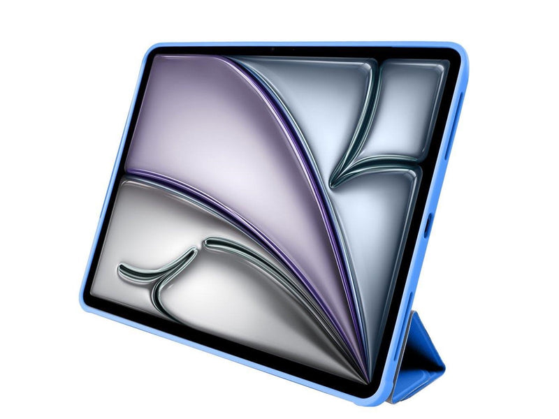 Pomologic - BookFold Clear for iPad Air 13 M2/M3/M4 Clear/Blue
