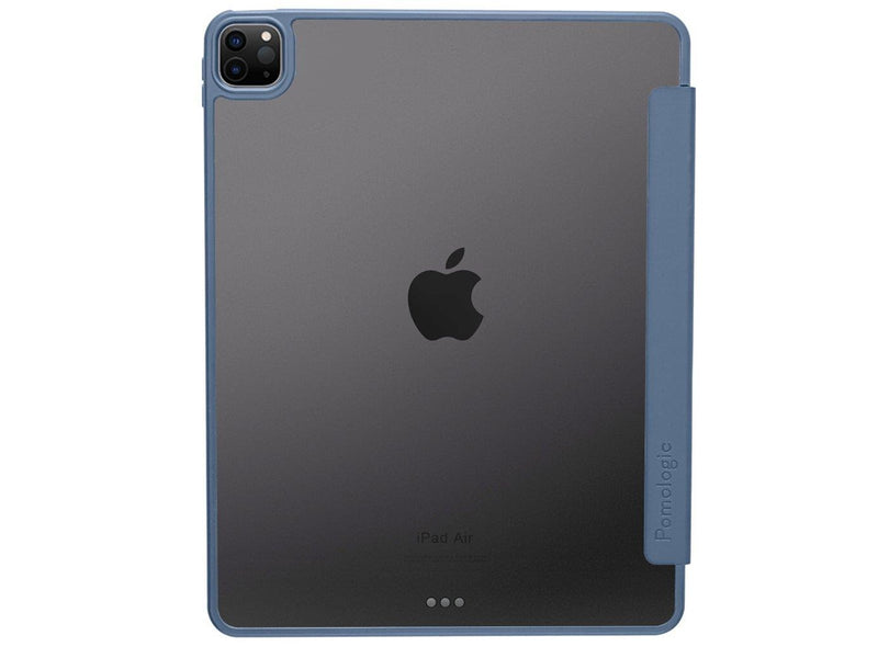 Pomologic - BookFold Clear for iPad Air 13 M2/M3/M4 Clear/Navy