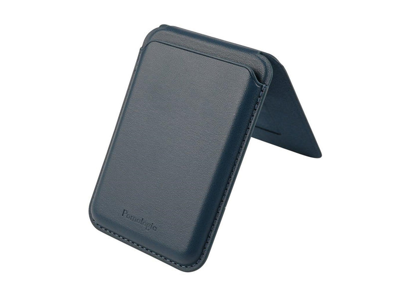 Pomologic Card Wallet Stand Navy w/Mag