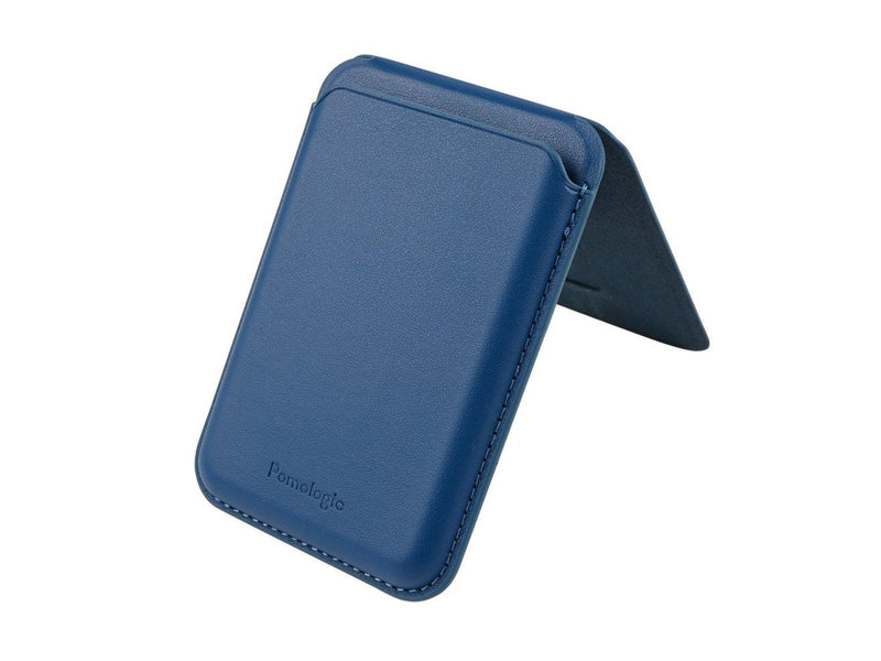 Pomologic Card Wallet Stand Ocean Blue w/Mag