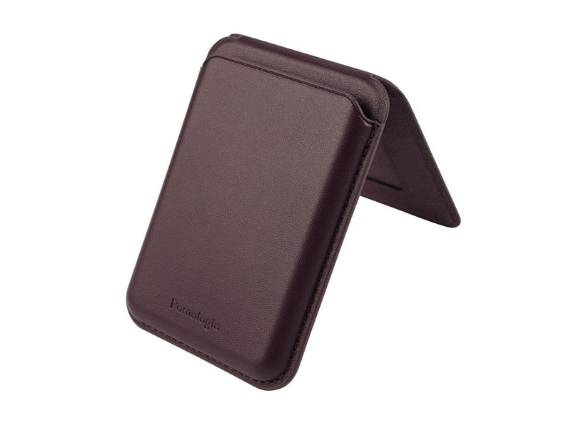 Pomologic Card Wallet Stand Plum w/Mag