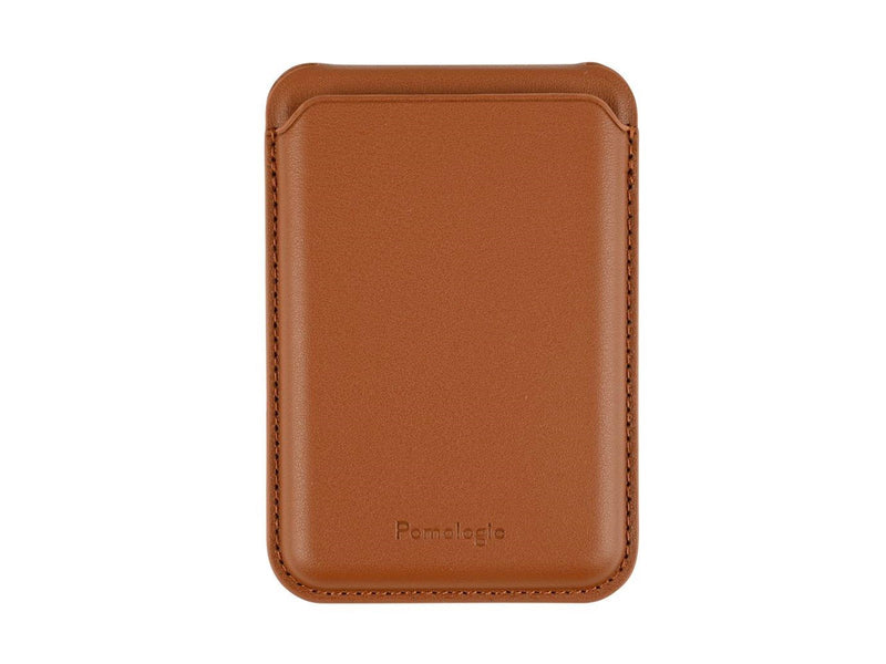 Pomologic Card Wallet Stand Tan w/Mag
