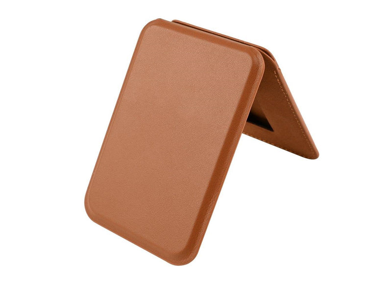 Pomologic Card Wallet Stand Tan w/Mag