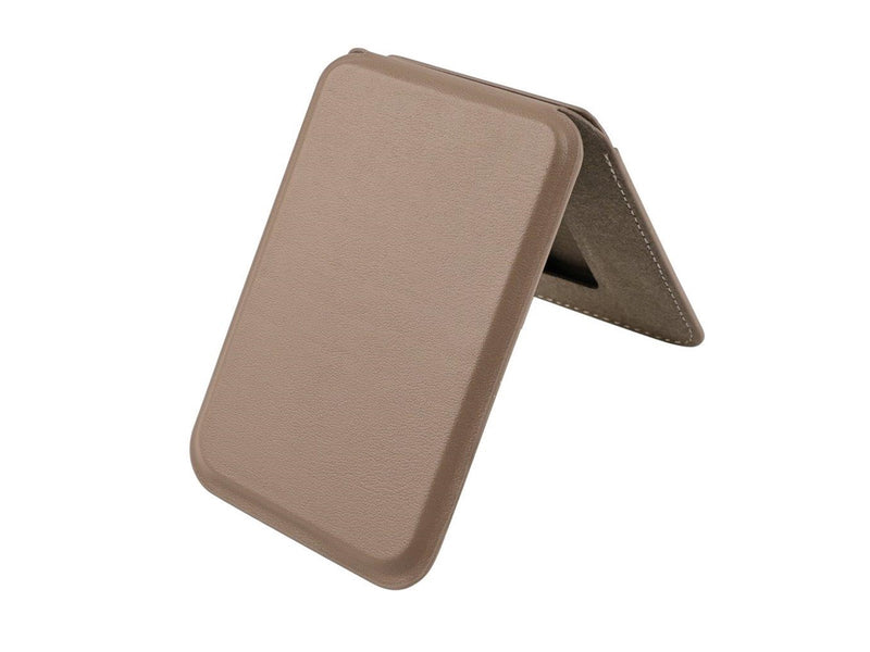 Pomologic Card Wallet Stand Taupe w/Mag