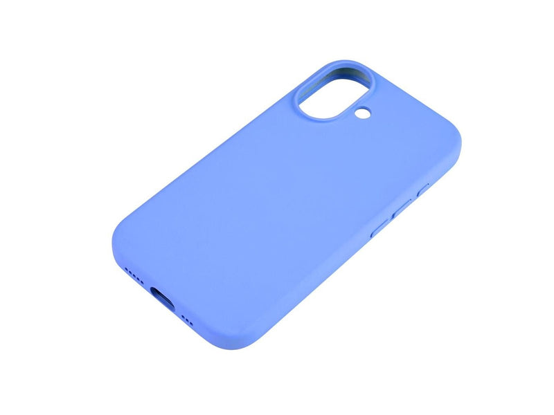 Pomologic CoverCase Silicone iPhone 16 Blue W/Magsafe