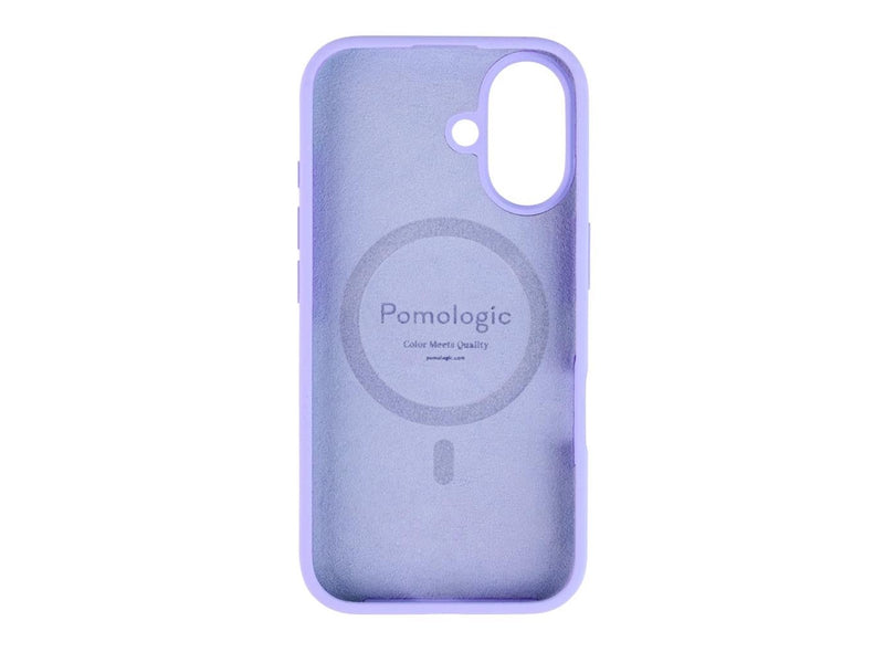 Pomologic CoverCase Silicone iPhone 16 Light Purple W/Magsafe