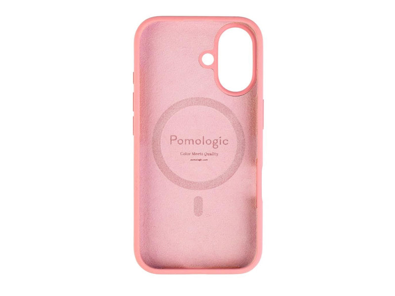 Pomologic CoverCase Silicone iPhone 16 Pink W/Magsafe